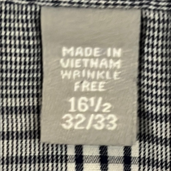 Van Heusen Blue Plaid Men's Shirt - Picture 4 of 5